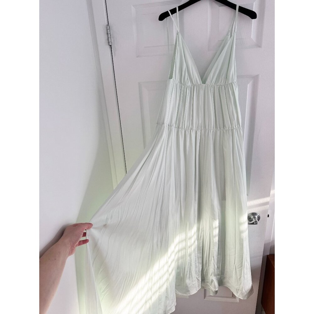 Joseph "Darnley" Silk Habotai Dress in "Aquatic", size 36 (fits like a 2/4) - Picture 4 of 9